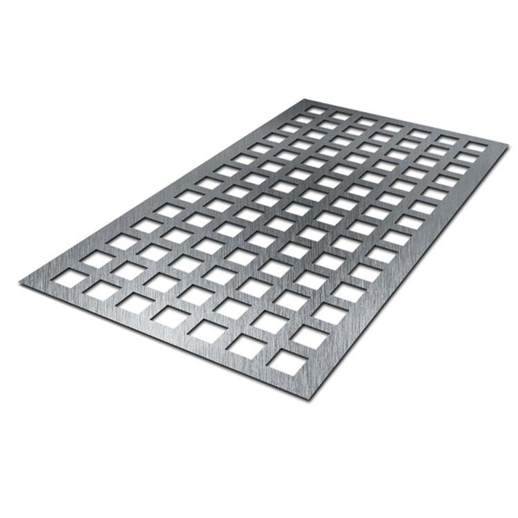 Square Hole Perforated Metal